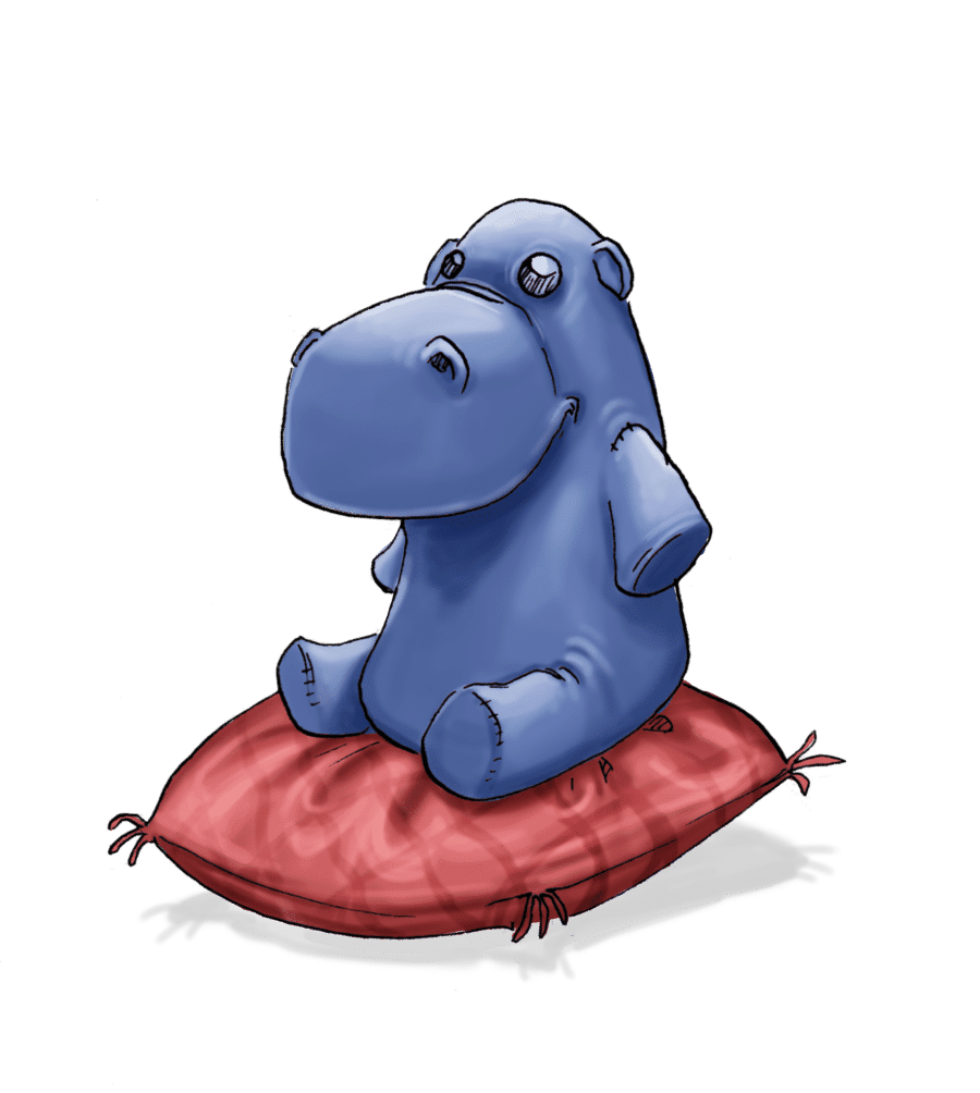 Dada hippo - Katia's lovey