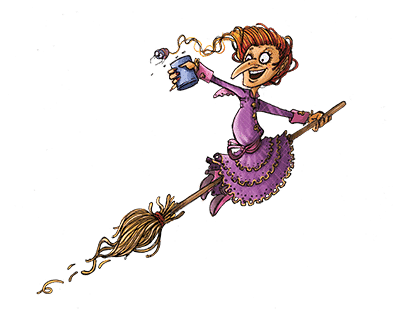 Arabella's magic broom